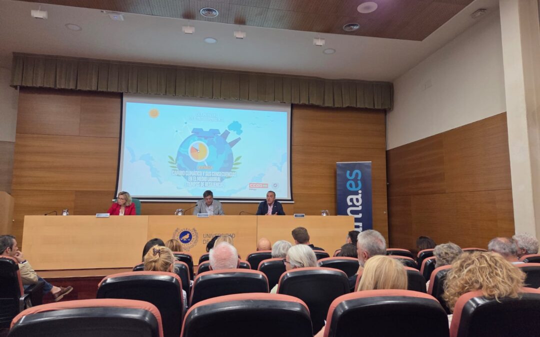CIEDES PARTICIPA EN UNA JORNADA SOBRE CAMBIO CLIMÁTICO Y SALUD LABORAL